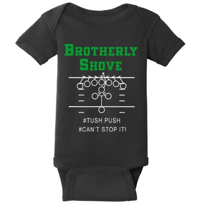 Brotherly Shove Classic Baby Bodysuit