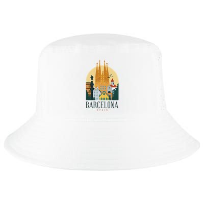 Barcelona Spain Cathedral Spanish City Souvenir Cool Comfort Performance Bucket Hat
