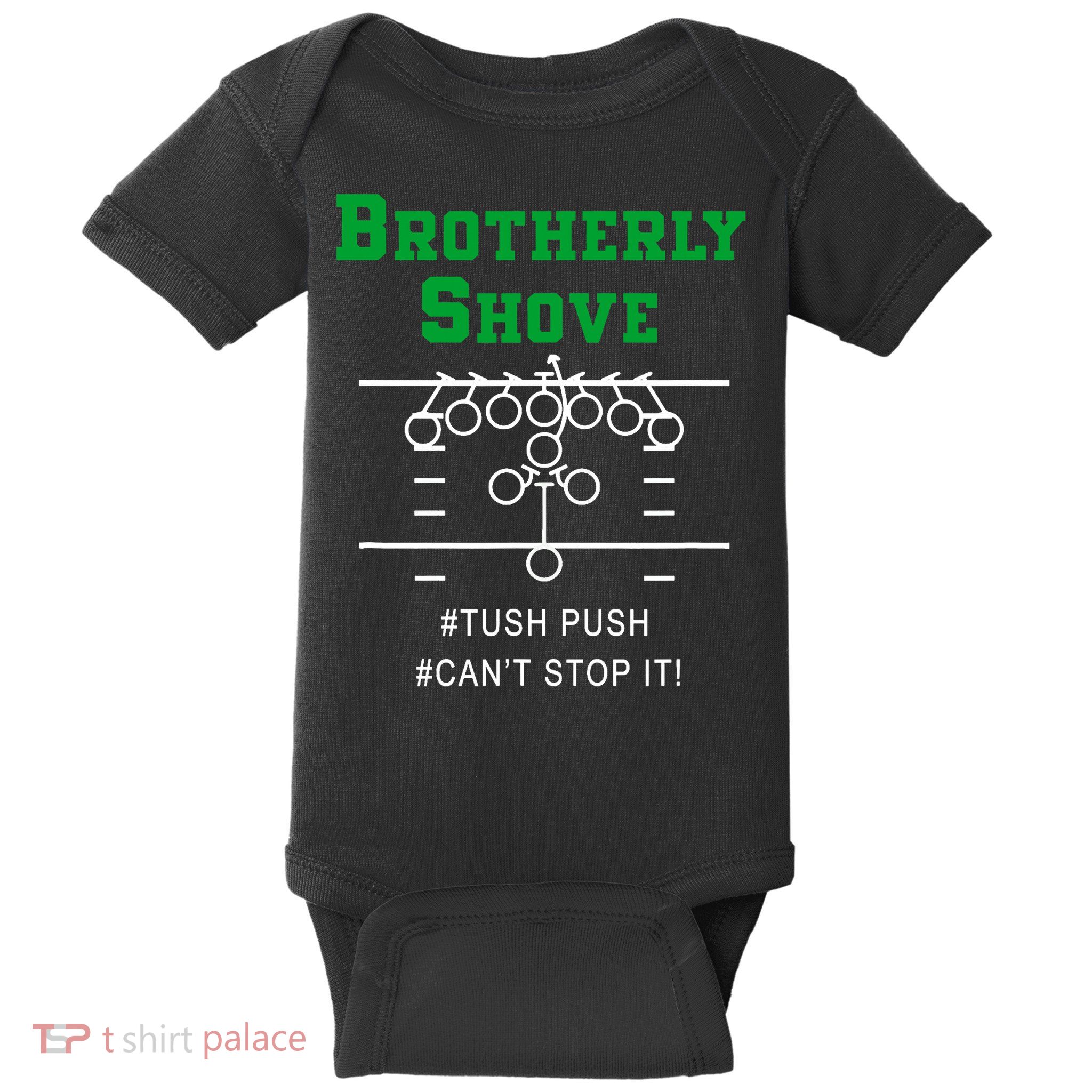 Brotherly Shove Classic Baby Bodysuit