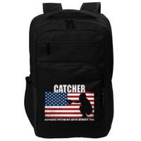 Baseball Softball Catcher because Pitchers need Heros too Impact Tech Backpack