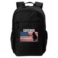 Baseball Softball Catcher because Pitchers need Heros too Daily Commute Backpack