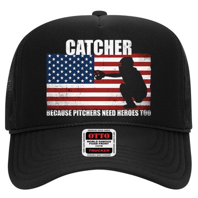 Baseball Softball Catcher because Pitchers need Heros too Trucker Hat