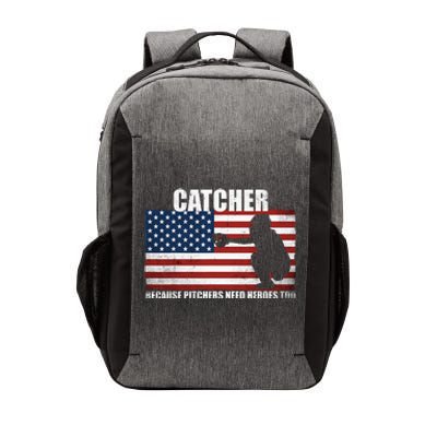 Baseball Softball Catcher because Pitchers need Heros too Vector Backpack