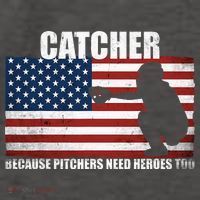 Baseball Softball Catcher because Pitchers need Heros too Vector Backpack