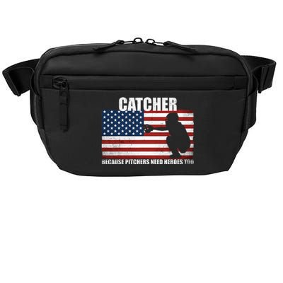 Baseball Softball Catcher because Pitchers need Heros too Crossbody Pack