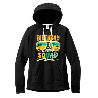 Birthday Summer Cruise Squad Party Vintage Lovers Holiday Women's Fleece Hoodie