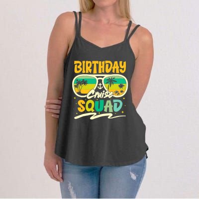 Birthday Summer Cruise Squad Party Vintage Lovers Holiday Women's Strappy Tank