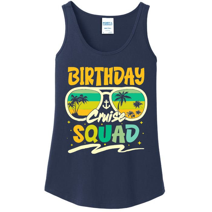 Birthday Summer Cruise Squad Party Vintage Lovers Holiday Ladies Essential Tank