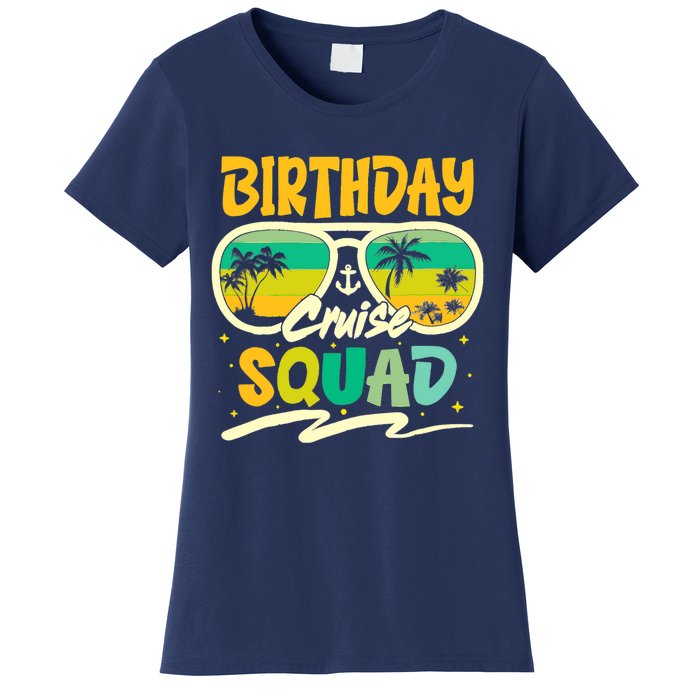 Birthday Summer Cruise Squad Party Vintage Lovers Holiday Women's T-Shirt