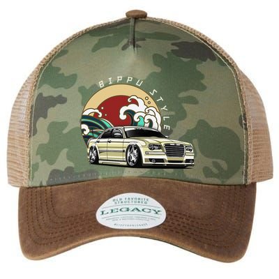Bippu Style Car Japanese Car Culture Legacy Tie Dye Trucker Hat