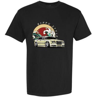 Bippu Style Car Japanese Car Culture Garment-Dyed Heavyweight T-Shirt