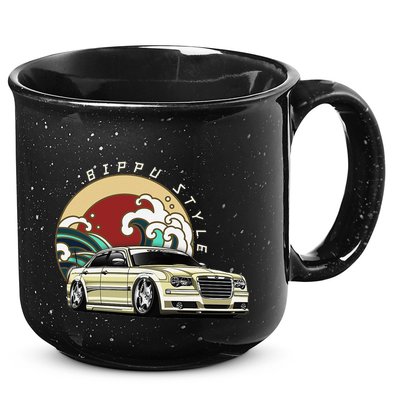 Bippu Style Car Japanese Car Culture 15oz Campfire Ceramic Mug
