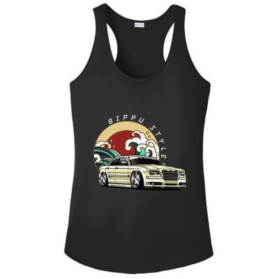 Bippu Style Car Japanese Car Culture Ladies PosiCharge Competitor Racerback Tank