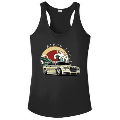 Bippu Style Car Japanese Car Culture Ladies PosiCharge Competitor Racerback Tank