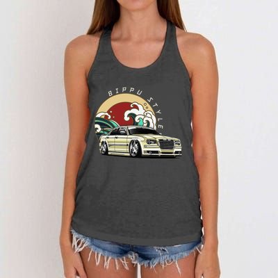 Bippu Style Car Japanese Car Culture Women's Knotted Racerback Tank