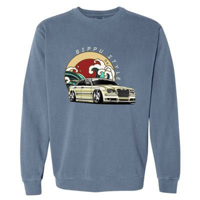 Bippu Style Car Japanese Car Culture Garment-Dyed Sweatshirt