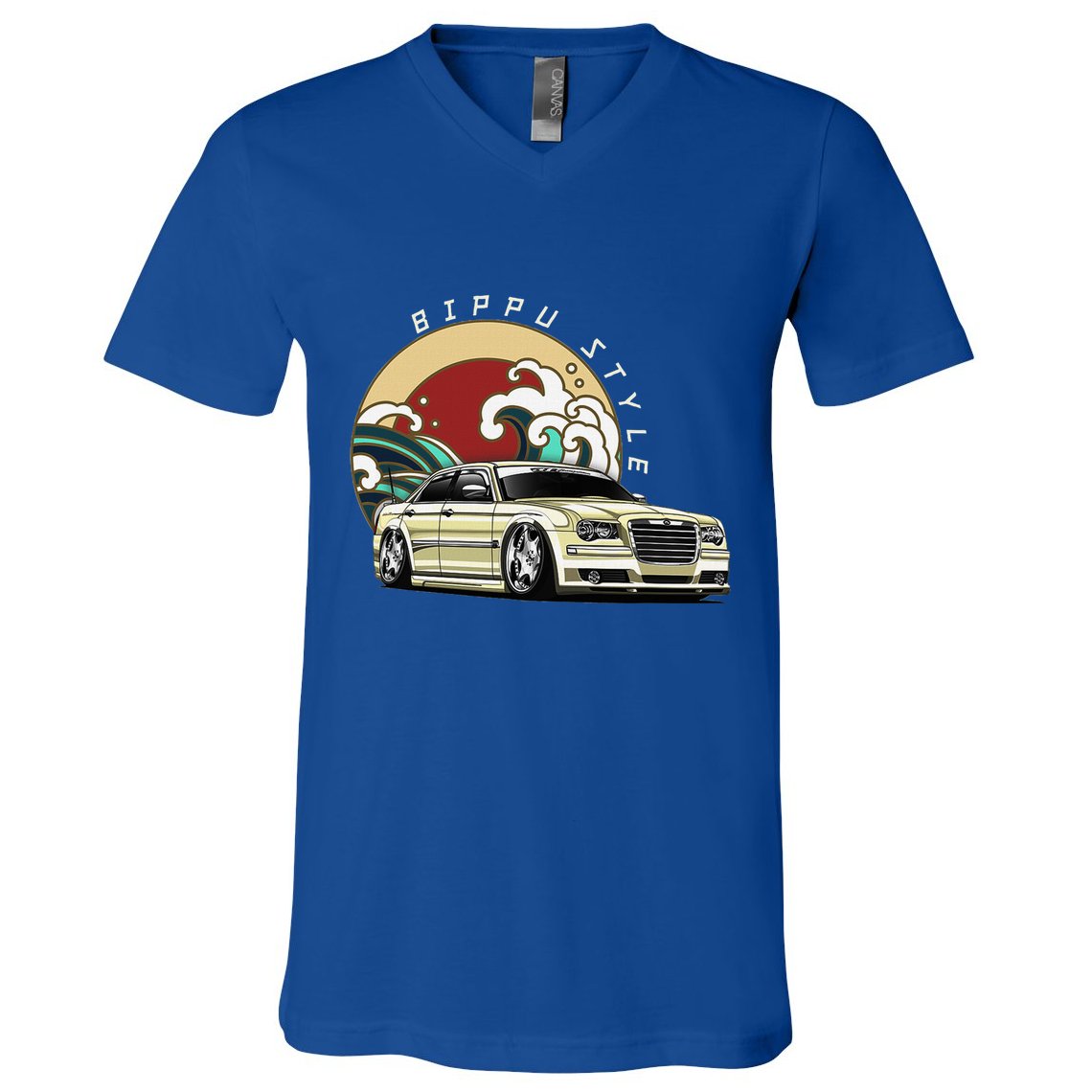 Bippu Style Car Japanese Car Culture V-Neck T-Shirt