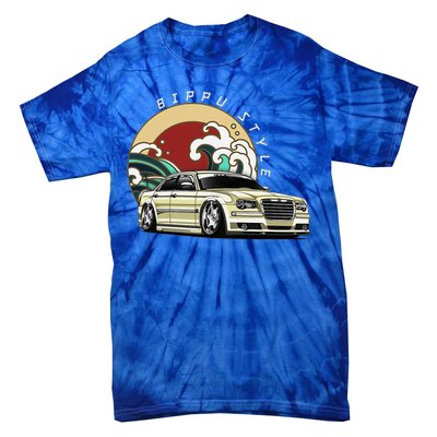 Bippu Style Car Japanese Car Culture Tie-Dye T-Shirt