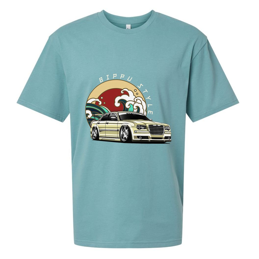 Bippu Style Car Japanese Car Culture Sueded Cloud Jersey T-Shirt
