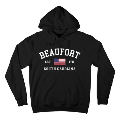 Beaufort South Carolina Us Flag Hoodie