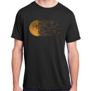 Bitcoin Support Crypto Cryptocurrency Bitcoin Adult ChromaSoft Performance T-Shirt