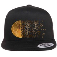 Bitcoin Support Crypto Cryptocurrency Bitcoin Flat Bill Trucker Hat