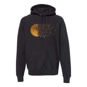 Bitcoin Support Crypto Cryptocurrency Bitcoin Premium Hoodie