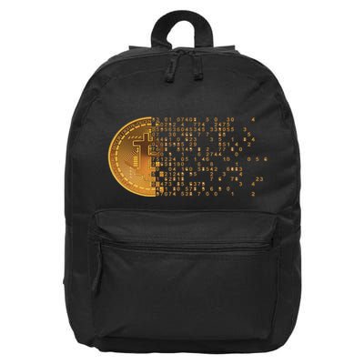 Bitcoin Support Crypto Cryptocurrency Bitcoin 16 in Basic Backpack