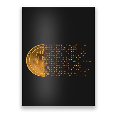 Bitcoin Support Crypto Cryptocurrency Bitcoin Poster