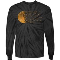 Bitcoin Support Crypto Cryptocurrency Bitcoin Tie-Dye Long Sleeve Shirt