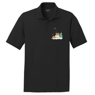 Beagle Santa Christmas Tree Light Pajama Dog Xmas Gift PosiCharge RacerMesh Polo