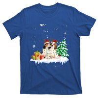 Beagle Santa Christmas Tree Light Pajama Dog Xmas Gift T-Shirt