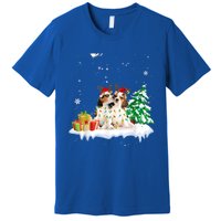 Beagle Santa Christmas Tree Light Pajama Dog Xmas Gift Premium T-Shirt