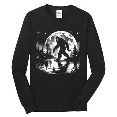 Bigfoot Sasquatch Cool Bigfoot Tall Long Sleeve T-Shirt