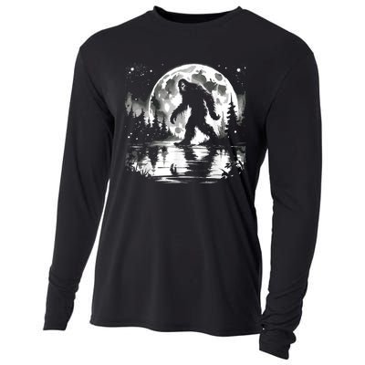 Bigfoot Sasquatch Cool Bigfoot Cooling Performance Long Sleeve Crew