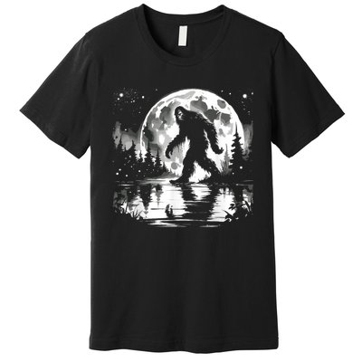 Bigfoot Sasquatch Cool Bigfoot Premium T-Shirt