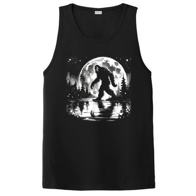 Bigfoot Sasquatch Cool Bigfoot PosiCharge Competitor Tank