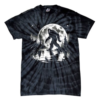 Bigfoot Sasquatch Cool Bigfoot Tie-Dye T-Shirt