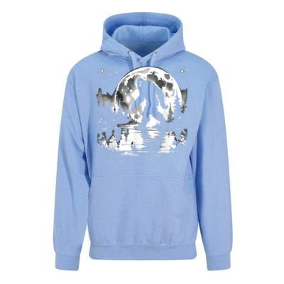 Bigfoot Sasquatch Cool Bigfoot Unisex Surf Hoodie