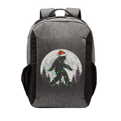 Bigfoot Santa Christmas Tree Lights Funny Xmas Sasquatch Vector Backpack