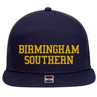 Birmingham Southern College 7 Panel Mesh Trucker Snapback Hat