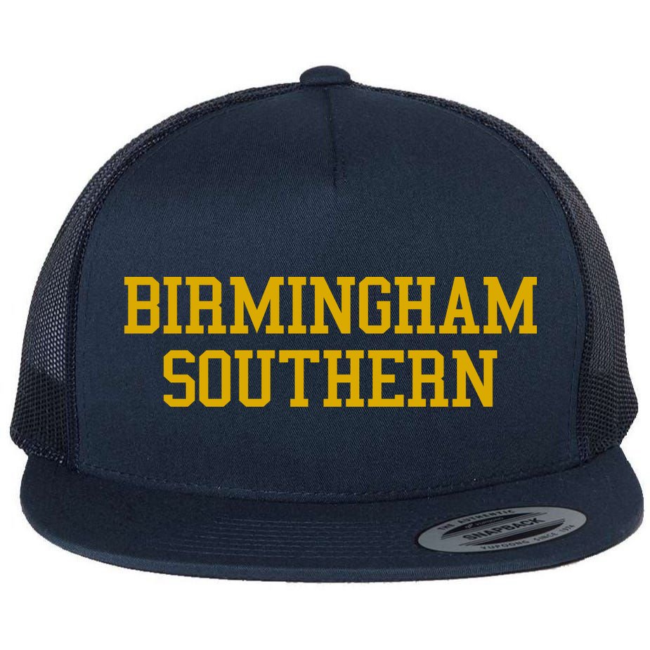 Birmingham Southern College Flat Bill Trucker Hat