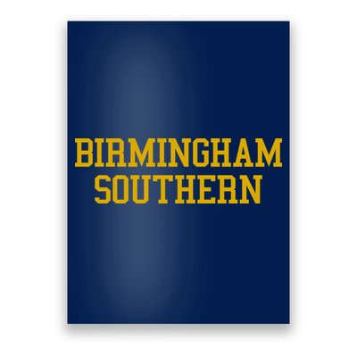 Birmingham Southern College Poster