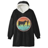 Because Show Cows ...Obviously Fun Cattle Showing Fair Hooded Wearable Blanket