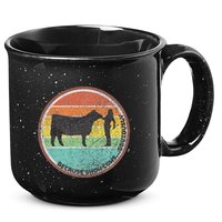 Because Show Cows ...Obviously Fun Cattle Showing Fair 15oz Campfire Ceramic Mug