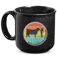 Because Show Cows ...Obviously Fun Cattle Showing Fair 15oz Campfire Ceramic Mug