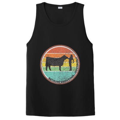 Because Show Cows ...Obviously Fun Cattle Showing Fair PosiCharge Competitor Tank