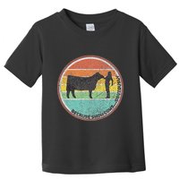 Because Show Cows ...Obviously Fun Cattle Showing Fair Toddler T-Shirt