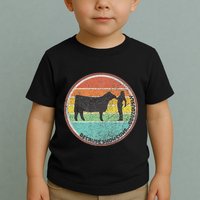 Because Show Cows ...Obviously Fun Cattle Showing Fair Toddler T-Shirt