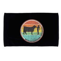 Because Show Cows ...Obviously Fun Cattle Showing Fair Microfiber Hand Towel